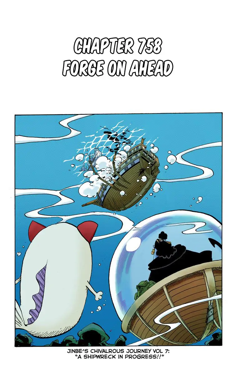 One Piece Digital Colored Chapter 758 image 02